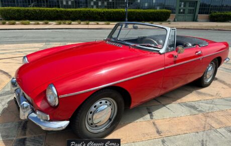 MG B cabriolet MK1  Année 1965 voiture de collection à vendre
